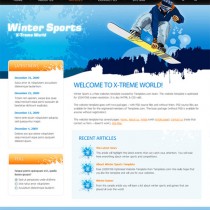 free-website-template-winter-sports